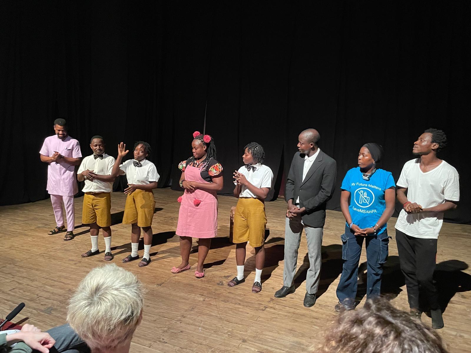 Spectacle à l'école de théâtre